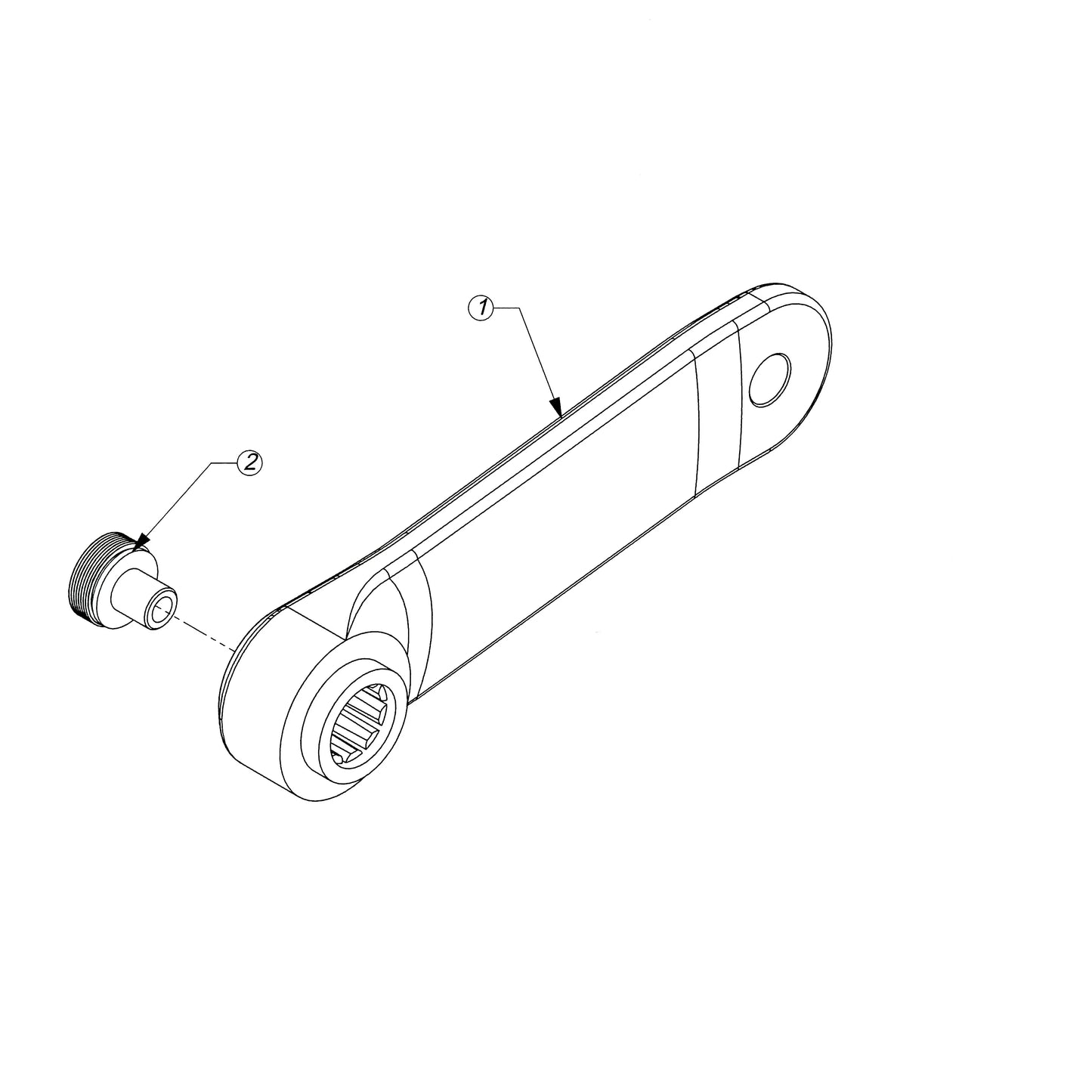 Stages left Arm Crank